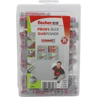 Fischer 538621 Profi-Box DUOPOWER Plugassortiment 132 stuk(s)