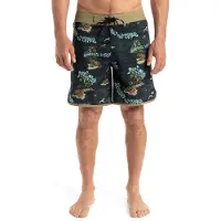 Quiksilver Boardshorts 'Scallop 18' marine / turquoise / olijfgroen