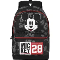 KARACTERMANIA Rugzak 'Mickey Mouse Year-Fan' grijs / rood / zwart / wit