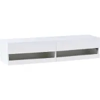 Beliani EDMONTON - TV-meubel - Wit - MDF