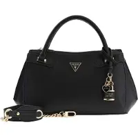 GUESS handtas schoudertas Serenova Girlfriend Satchel Black zwart