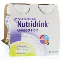 Nutricia Compact fibre vanilla 125 ml 4 stuks