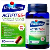 Davitamon Actifit 65+ Omega-3 Visolie Capsules