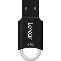Lexar , 64GB USB 2.0-geheugenstick model V40 Compact en Lichtgewicht, Zwart