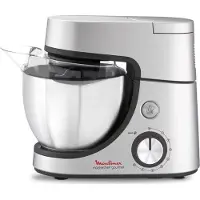 Moulinex QA519D keukenmachine 1100 W 4,6 l Zilver Ingebouwde weegschalen