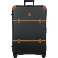 Bric's Bellagio 4 wielen Trolley 76 cm met uitbreidingsplooi zwart