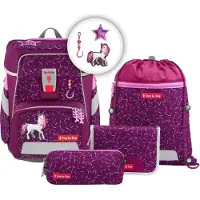 Step by step Space Schooltas set 5-delig roze