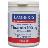 Lamberts Vitamine B1 (thiamine) 100mg (90 vegicaps)