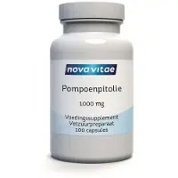 Nova vitae Pompoenpit olie 1000 mg 100 capsules
