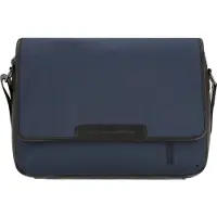 The Chesterfield Brand Fusion Falun Boodschapper 40 cm Laptop compartiment blauw