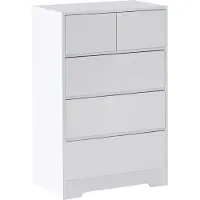 Beliani ALBERTA - Ladekast - Wit - MDF