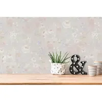 A.S. Création Natural Living - Grijs - Floral - 386364