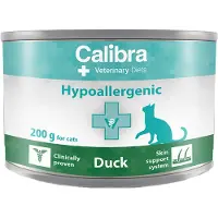 Calibra Kattenvoer Veterinary Diet Hypoallergenic Eend 6 x 200 gr