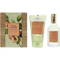 4711 Mäurer & Wirtz - Geschenksets - Acqua Colonia White Peach & Coriander - Eau de Cologne 50 ml & Douchegel 75 ml