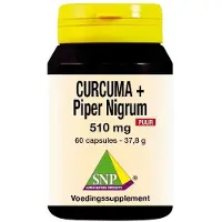 Snp Curcuma & piper nigrum 510mg puur