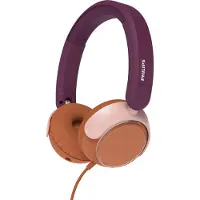 Philips TAK2000MP/00 - Kinderkoptelefoon - 85 dB Veilig Luisteren - Audio Share - Ingebouwde Microfoon - Opvouwbaar - USB-C Adapter Inclusief - Magenta / Paars