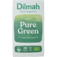 Dilmah Pure ceylon green tea biologisch 20 zakjes