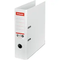 Esselte No.1 Power Ordner Breed A4 75 mm Wit 2 Ringen 627570 Karton Mat Staand Gerecycled