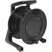 Schill -GT235.S0-Kabelhaspel-Kabeldrum-Cabledrum-Leeg-Kleur: Zwart-Onbreekbaar-Special Gummi