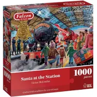 Falcon - Santa at the Station Puzzel (1000 stukjes)