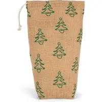 Kimood Tas One Size Natural / Dark Green 100% Jute