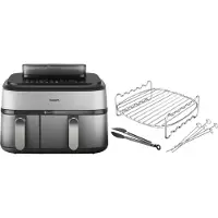 Philips 5000 Series Dual Basket NA555/00 + Dubbellaagse kookset