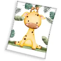 Control Fleece Deken Giraf - 110 x 140 cm - Polyester
