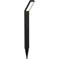 Briloner LED grondspies lamp 3796015, zwart, kunststof, CCT 3796015, zwart, Aluminium, Modern, Solar buitenverlichting