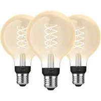 Philips Hue Filamentlamp White Globe E27 3-pack