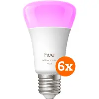 Philips Hue White and Color E27 1100lm 6-pack