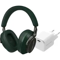 Bowers & Wilkins Px8 Groen + BlueBuilt Power Delivery Oplader met Usb C Poort 20W Wit