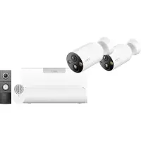TP-LINK Tapo C460 Duo Pack + H500 CentralHub + D235 Smart Battery & Wired Doorbell