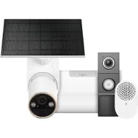 TP-LINK Tapo C460 Solar Kit + H500 CentralHub + D235 Smart Battery & Wired Doorbell