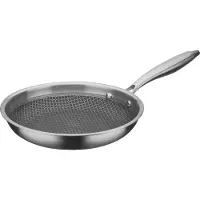 GSW Koekenpan, 24 cm, TriPly roestvrij staal met honingraatstructuur