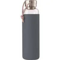 Black+blum Waterfles Glass Water Bottle Grijs 600 ml