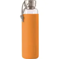 Black+blum Waterfles Glass Water Bottle Oranje 600 ml