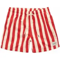 Gant Zwembroek Men Swim Shorts Block Stripe Bright Red-L
