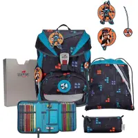 DERDIEDAS ErgoFlex Schooltas set 5-delig zwart