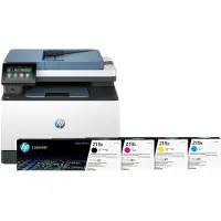 HP Color LaserJet 3302sdw + 1 set extra XL toners