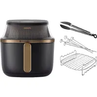 Philips Airfryer XL 3000 Serie NA332/00 + Dubbellaagse kookset