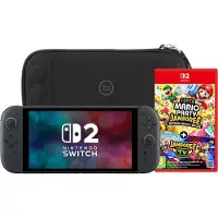 Nintendo Switch 2 + Super Mario Party Jamboree + BlueBuilt Beschermhoes