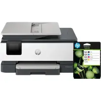 HP OfficeJet Pro 8122e + 1 set extra cartridges