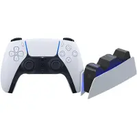 Sony PlayStation 5 DualSense Manette Sans Fil + BlueBuilt Station de Charge