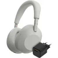 Sony WH-1000XM6 Zilver + BlueBuilt Quick Charge Oplader