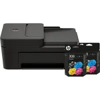 HP DeskJet 4320 All-in-One + 2 zwarte + 2 kleuren cartridges