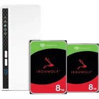 Qnap TS-233 + Seagate Ironwolf 8 To Lot de 2