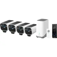 Eufy EufyCam S3 Pro 4-Pack + Video Doorbell E340 + Chime