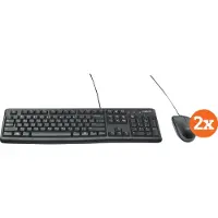 Logitech MK120 Toetsenbord en Muis QWERTY 2-Pack