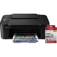 Canon PIXMA TS3750i + 1 set extra cartridges + fotopapier