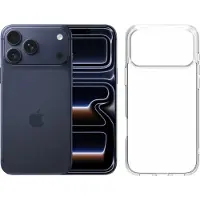 Apple iPhone 17 Pro Max 512GB Blauw + BlueBuilt Protective Back Cover Transparant